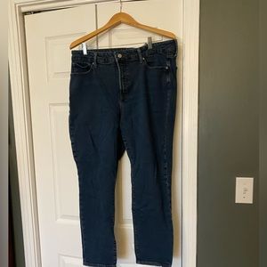 Old Navy High Rose OG Straight Jeans - Dark Wash - Size 14